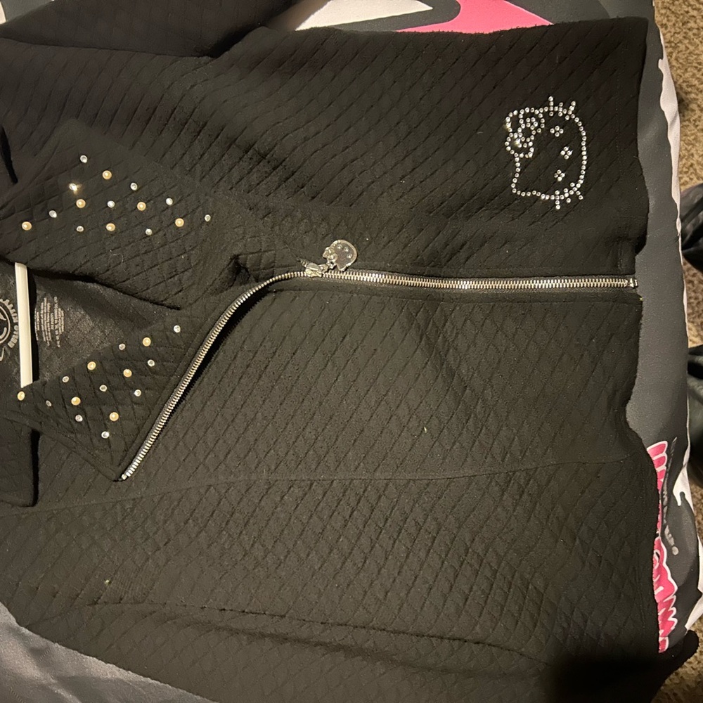 NWT Rhinestone Hello Kitty XL Fall Coat.Never Worn.Didn’t fit right.